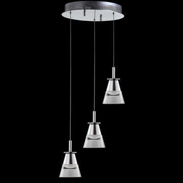 Alain Adjustable Metal Integrated LED Pendant